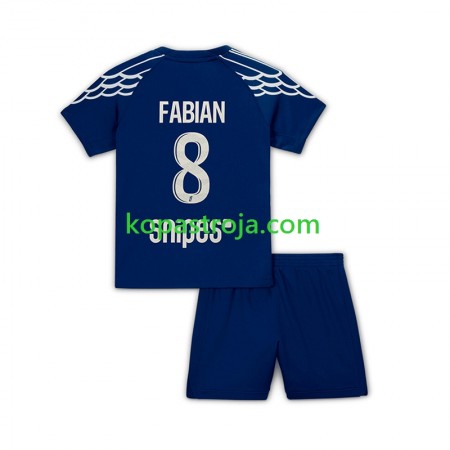 Billiga Fotbollströjor Paris Saint-Germain Fabian 8 Barn Fjärde tröja 2024/25 Kortärmad